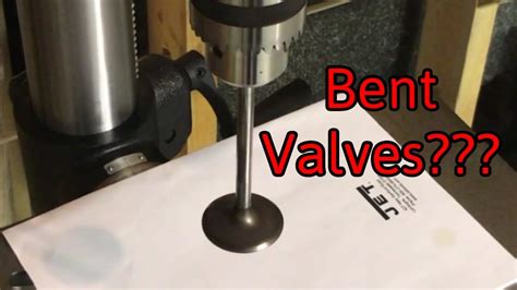 compression test for bent valve|how to test bent valves.